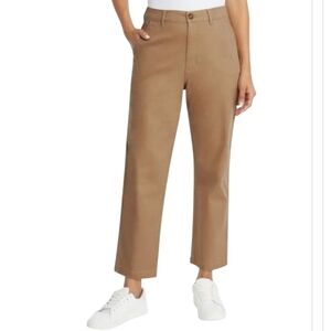 G. H. Bass Chino Ankle Pants Brown Size 8 NWT